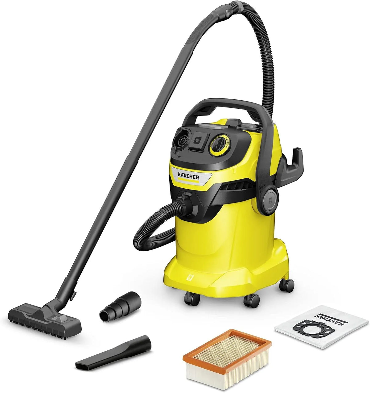 Kärcher aspirateur, Cuve Polypropylène de: 25 l, eau et poussières WD 5 P V-25/5/22, Fonction Soufflerie, Puissance: 1100 W, Avec Prise
