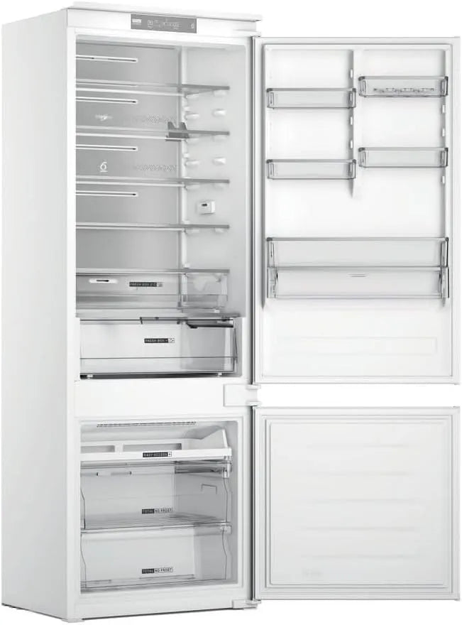 Whirlpool réfrigérateur WHSP70T121, Combiné Intégrable À Glissières 394l