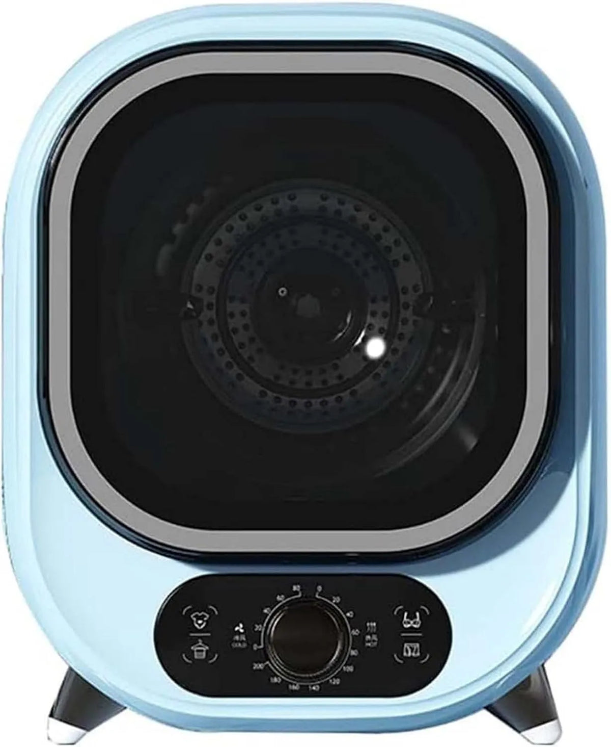 Sèche-linge, capacité de 5 kg, Charge de 0,8 kg, à Condensation Portable de Petite Taille, essoreuse compacte, séchage ventilé, économe en énergie
