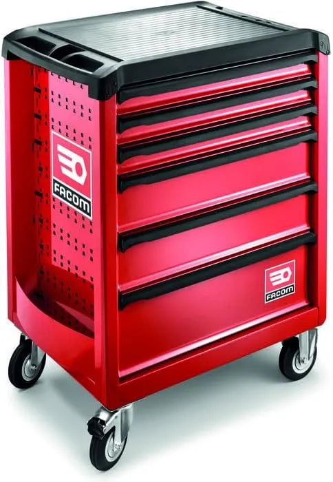 Modèle roulante roll m3 rouge facom 6 tiroirs roll.6m3pf Facom Servante