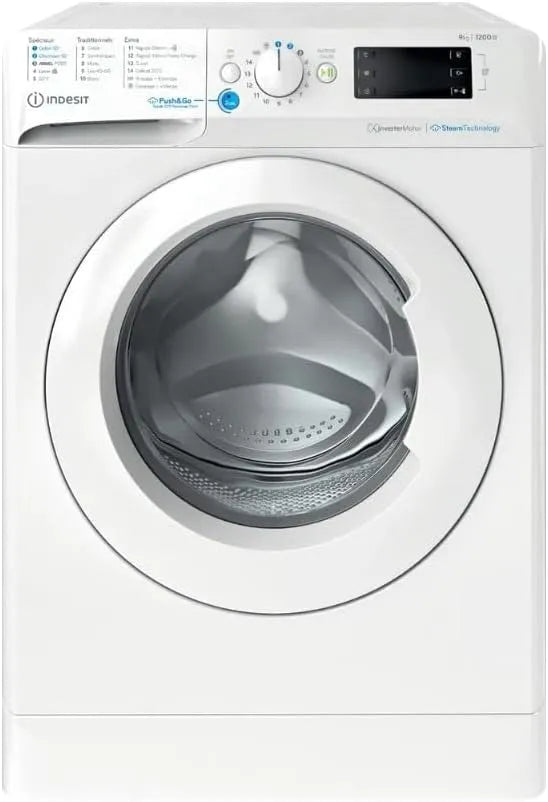 Lave-linge 1200 BWE91295XWVFR, min finition blanche, frontal 9kg Tours