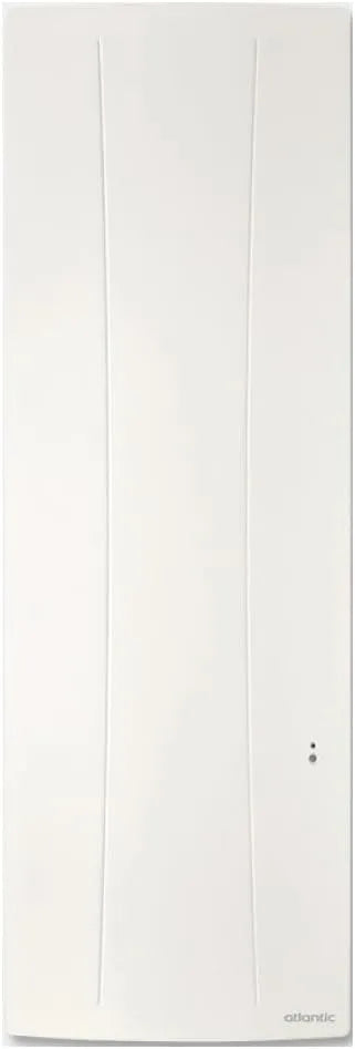 Atlantic radiateur 518417, chaleur 1500W AGILIA vertical pilotage intelligent connecté finition blanche carat