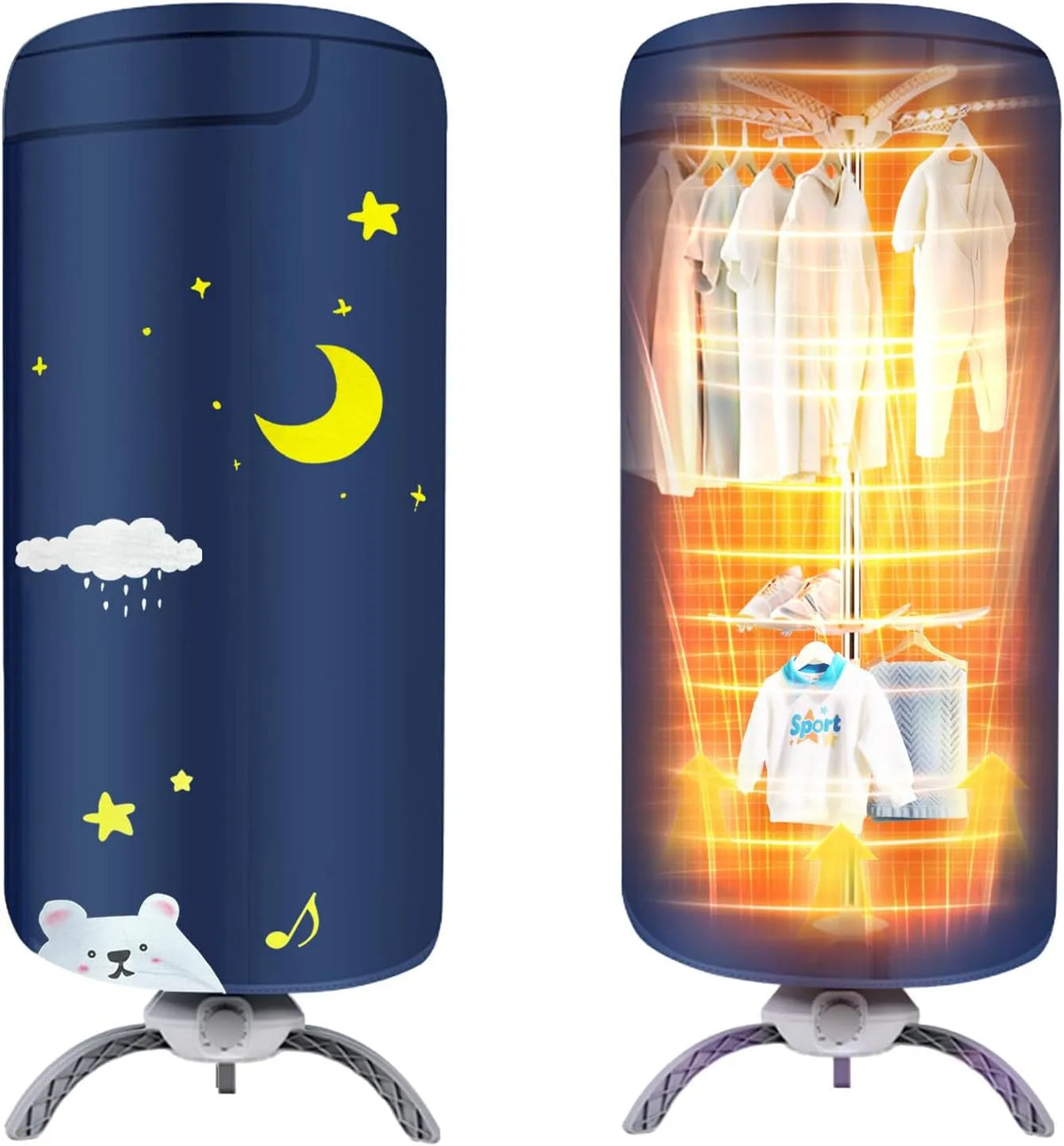 Sèche-linge, sous-vêtements, camping-car et voyage, mini séchoir à linge à séchage rapide, au format au format portable pour appartement