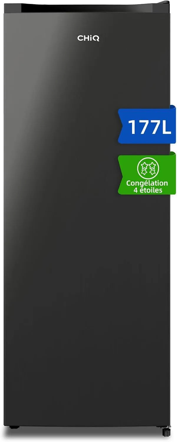 Congélateur CSD208D4E CHiQ, 39 dB, capacité 177L, Ultra silencieux, Pieds réglables, armoire, Porte réversible 540 x 550 x 1440 mm