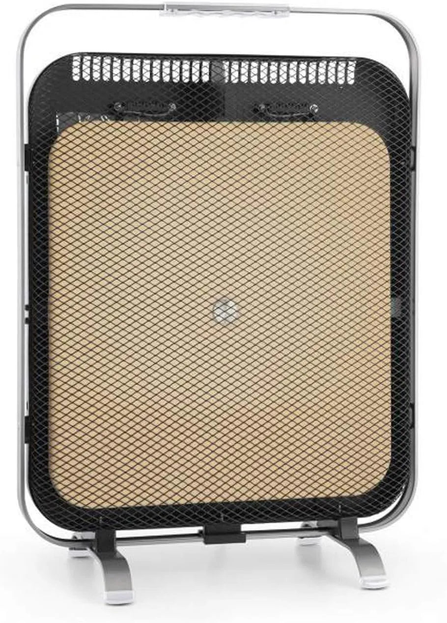 Klarstein radiateur, jusqu'à 30 m², electrique extra plat, Panneau rayonnant, Plateau en marbre, finition noire, puissance 1300W, HeatPal
