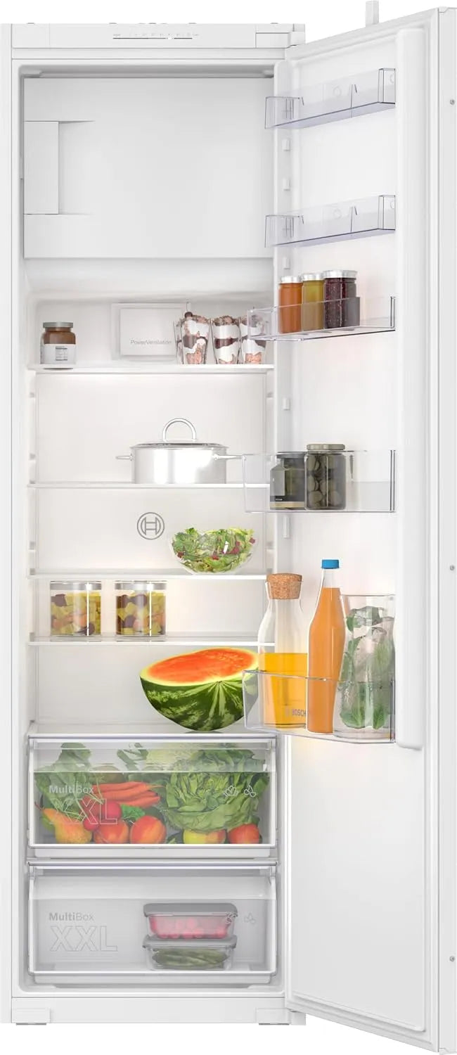 Bosch réfrigérateur KIL82NSE0, Série 2, 1 porte, capacité 280 L, Encastrable
