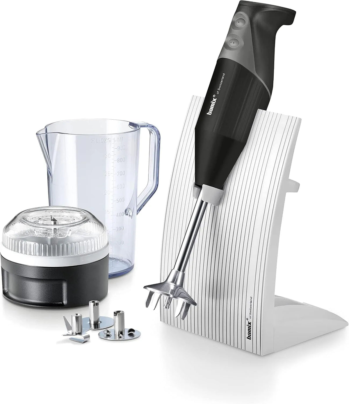 Mixeur M200 BAMIX |, plongeant SwissLine, acier inoxydable, finition noire mat