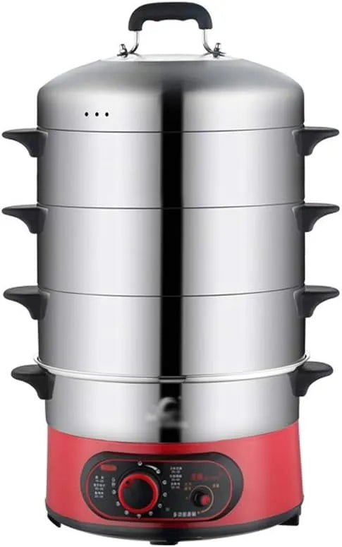 Cuiseur vapeur, électrique en Acier Inoxydable 304, Casserole en Acier Inoxydable