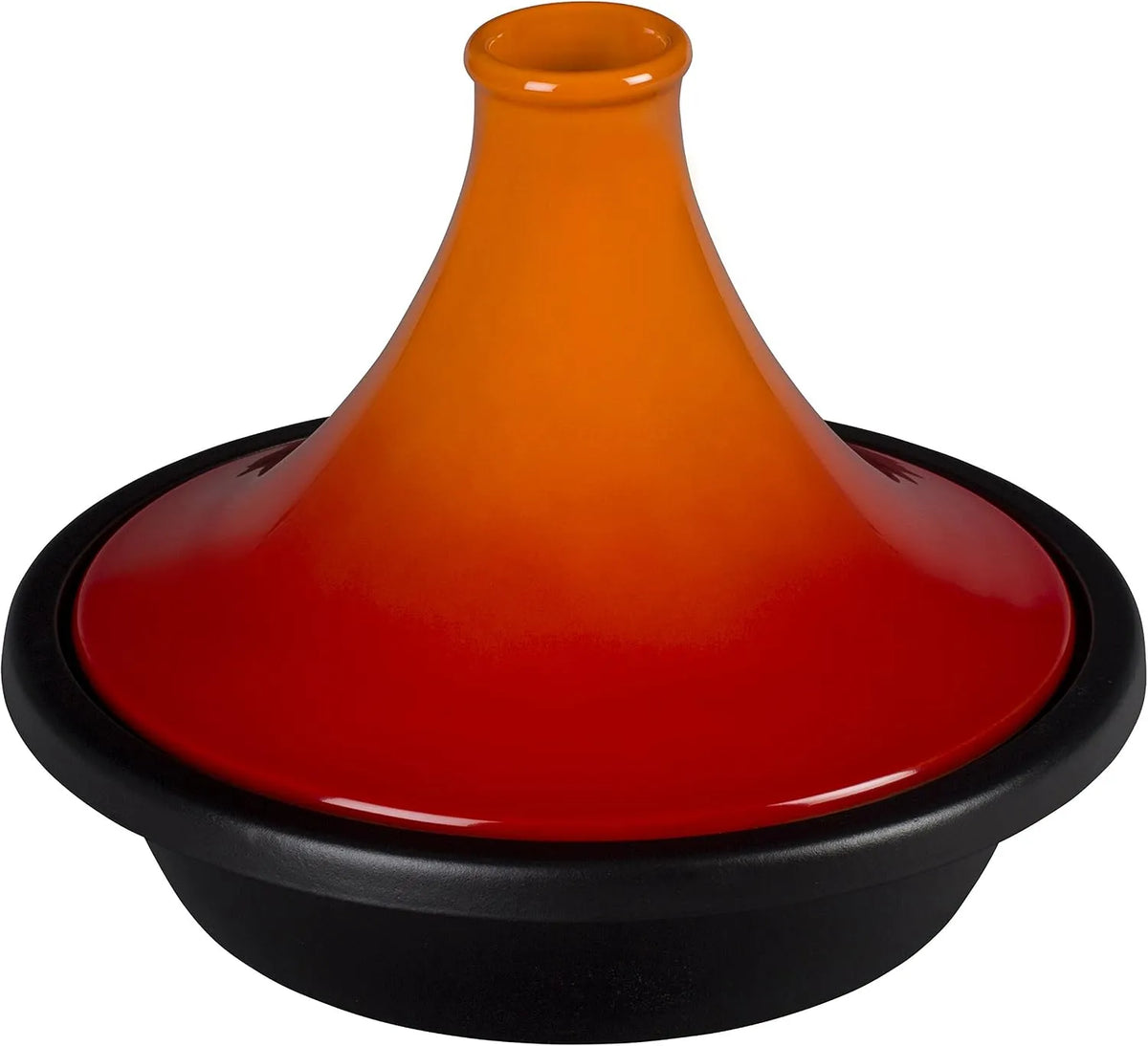Tajine en Fonte Émaillée 25138270900422 Le Creuset, largeur 27 cm, Ronde, Volcanique