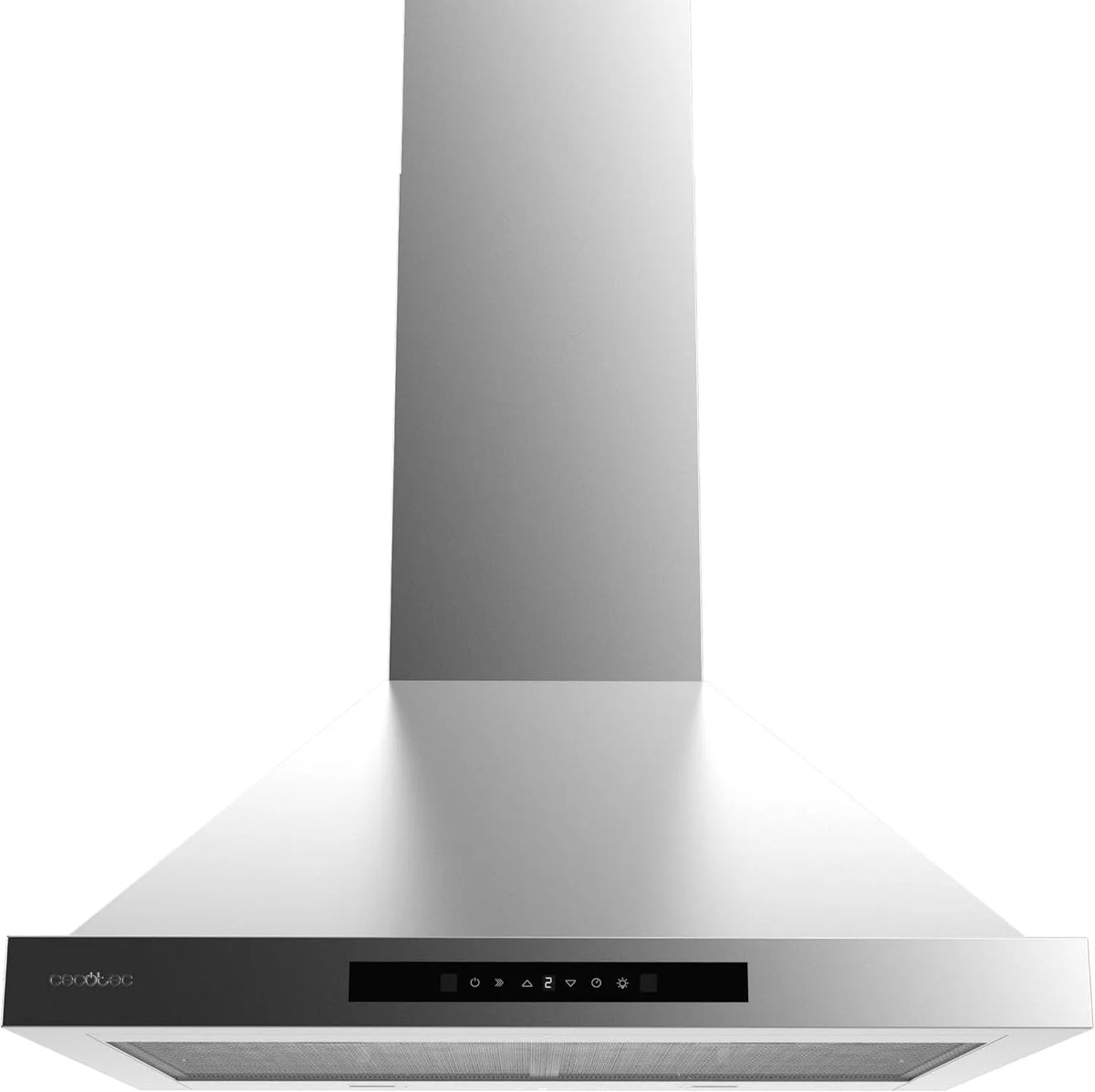 Cecotec hotte aspirante 605500, Murale 60cm Bolero Flux Pt Inox A++. Finition Inox, Moteur 70W, 550M3/H, Aspiration 550M3, 3 Puissances