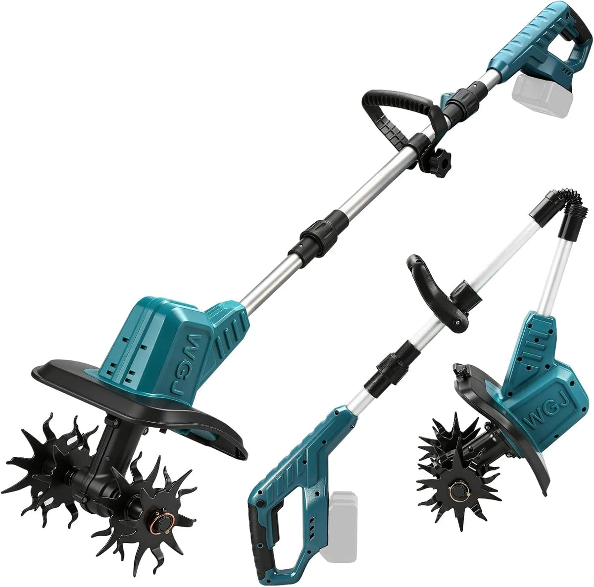 Makita motobineuse, Électrique sans Fil Compatible avec Batterie 18V, Pliante 550W avec Largeur de Travail de 22cm 17cm de Profondeur