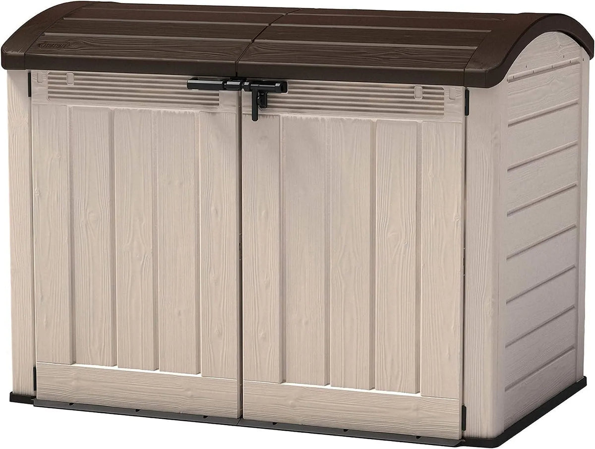 Abri Horizontal Range Poubelle SIO Ultra Keter, capacité 2000 litres