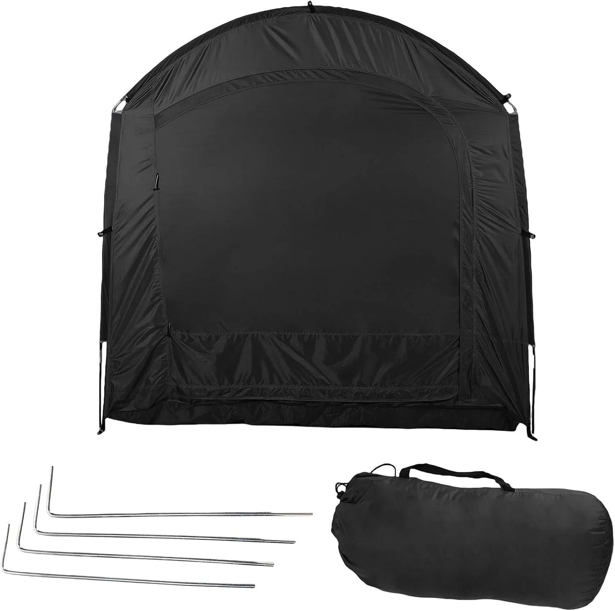 Vélo 210D Tente de, Imperméable, Outils de Jardin, Black, Couverture D'abri de en Tissu Oxford, Portable et Pliable pour Motos, Tondeuses à Gazon
