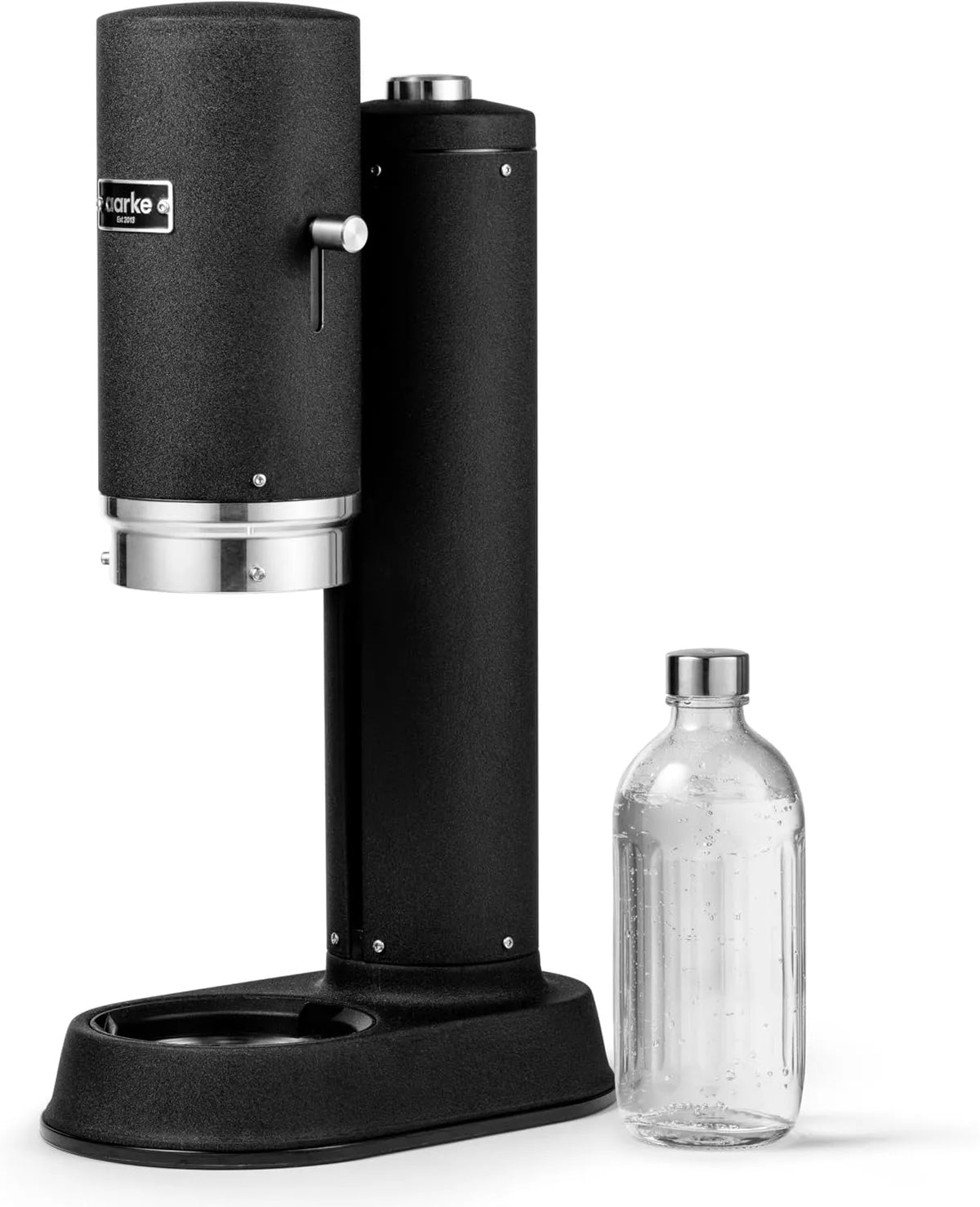 Pro Aarke Carbonator, Machine à Soda avec Bouteille en Verre, Finition Noir mat