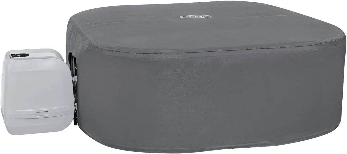 Bestway, finition grise, Lay-Z-Spa Housse Thermique Carrée energysense 1,80 m X 1,80 m X 71 cm