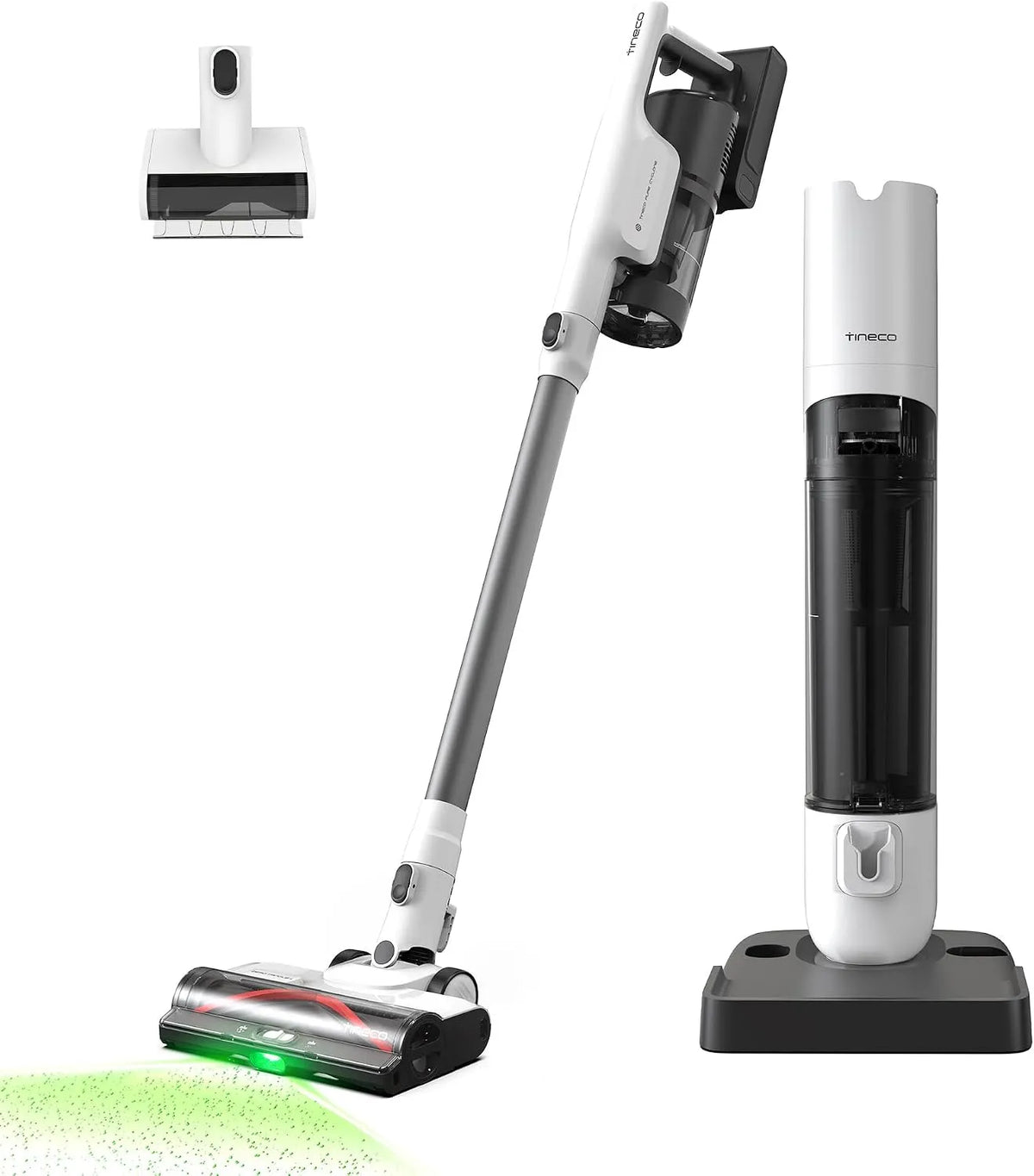 Aspirateur, Tineco Pure One Station 5 Plus, avec Base Automatique à Poussière de 2,5L, Aspiration de 175W, sans-Fil Intelligent