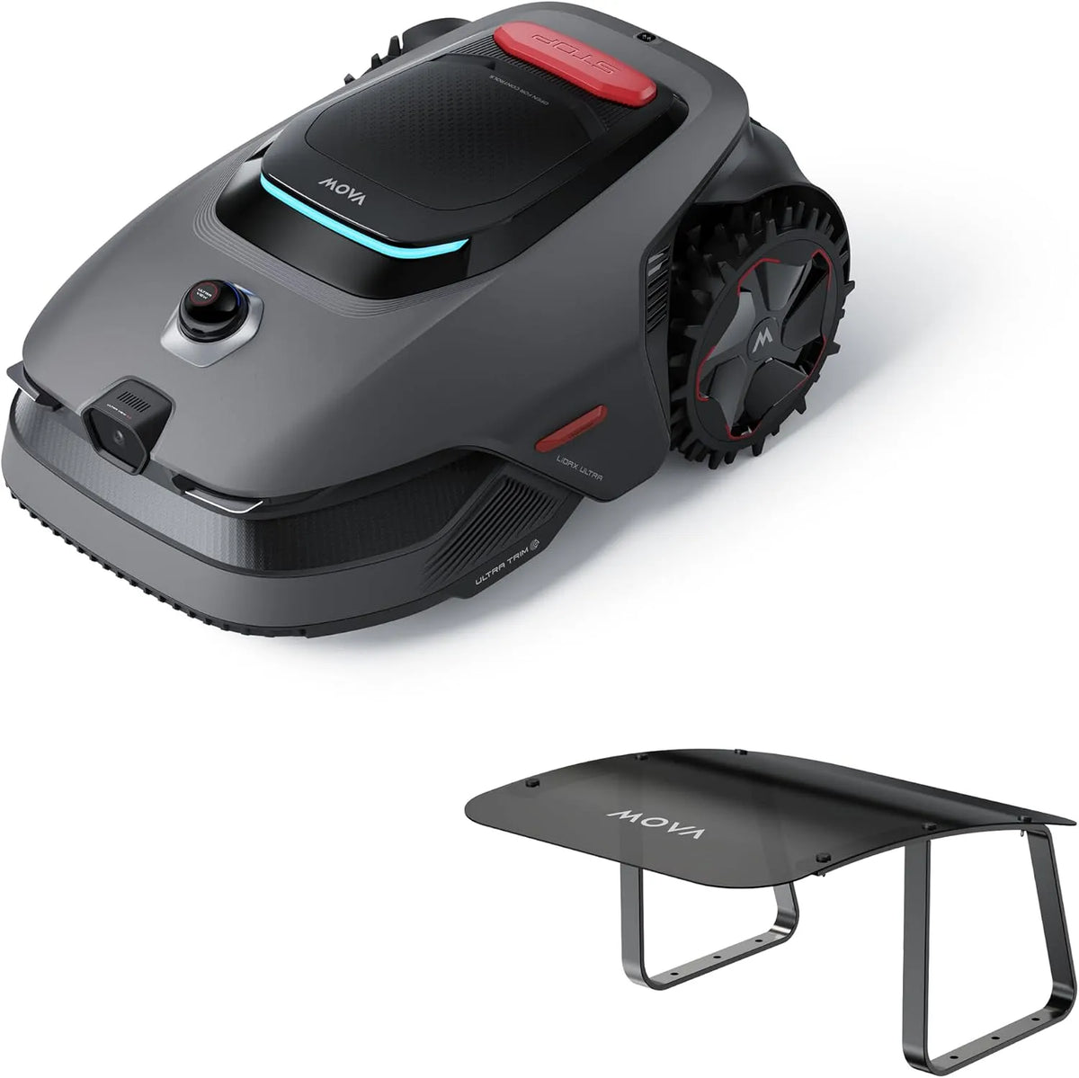 Tondeuse 1600, avec cartographie Automatique LiDAR 3D, Coupe des Bordures jusqu'à 5 cm, sans RTK, détection à 360° et Vision IA