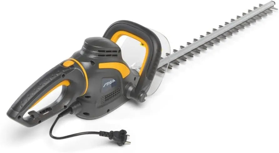 Stiga modèle 106c, puissance 600 W, Lame 60 cm, Poignée Pivotante 180°, 3 Positions, HT Taille-Haie Électrique, Lame Double Action