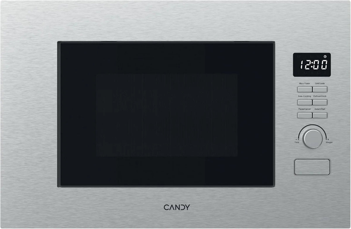 Candy four à micro-ondes CA38FL7NWBX, encastrables Volume 20 litres 800 W Gril 1000 W Acier inoxydable