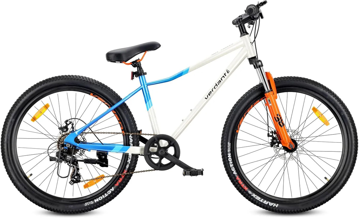 Vélo VTT 26, sun baby Verdant Calix Pouces pour Femmes et Hommes, Tout Terrain 26', 7/21 niveaux de vitesse, Freins à Disque, Amortisseur