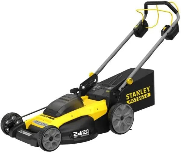 Tondeuse à gazon SFMCMWS251M V20 Stanley FATMAX, Stanley FATMAX sans fil 51 cm monté sur roues motrices 2 x 18 V 4,0 Ah