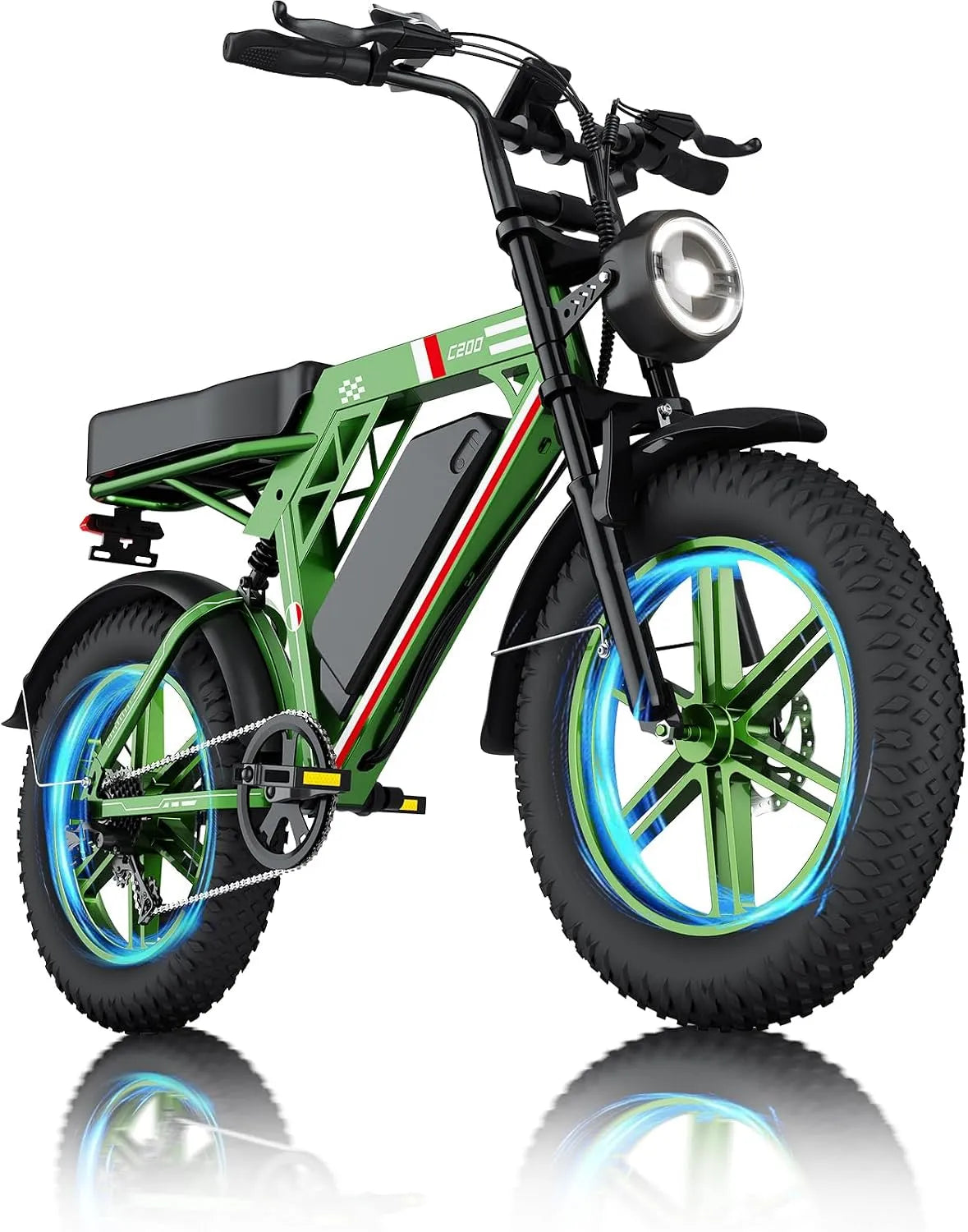 Vélo électrique, 20' Adulte, Autonomie 60-100 km, Urbain, Vélo de Trekking, Batterie 15/17/20AH, E-Bike