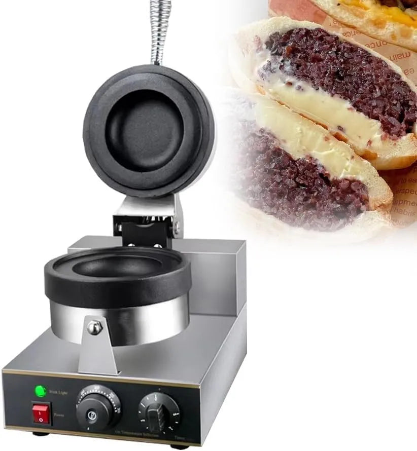 Hamburgers Machine À, puissance 1300 W, Gaufrier, Panini, Appareil À Sandwichs, Gaufres Aux Œufs, Single Head
