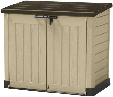 Abri de jardin Keter, capacité 1200 litres, Store It ARC extérieur, taupe et beige