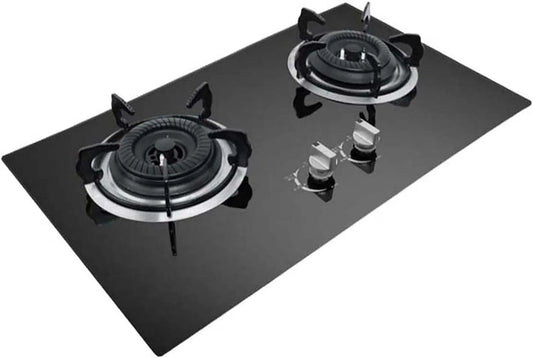 Plaque de cuisson, de cuisson à gaz à 2 brûleurs, de cuisson à gaz intégrée pour une cuisson rapide et efficace