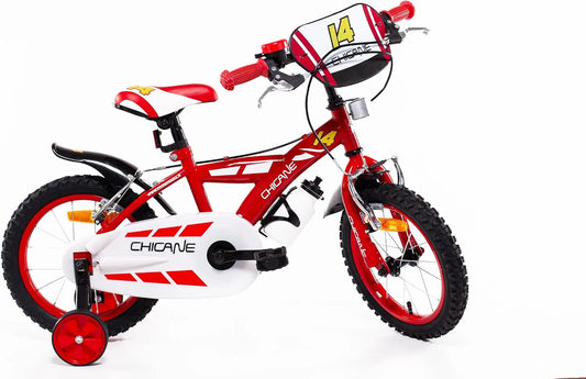 Vélo SCH, 14', Chicane, Enfant, Rouge