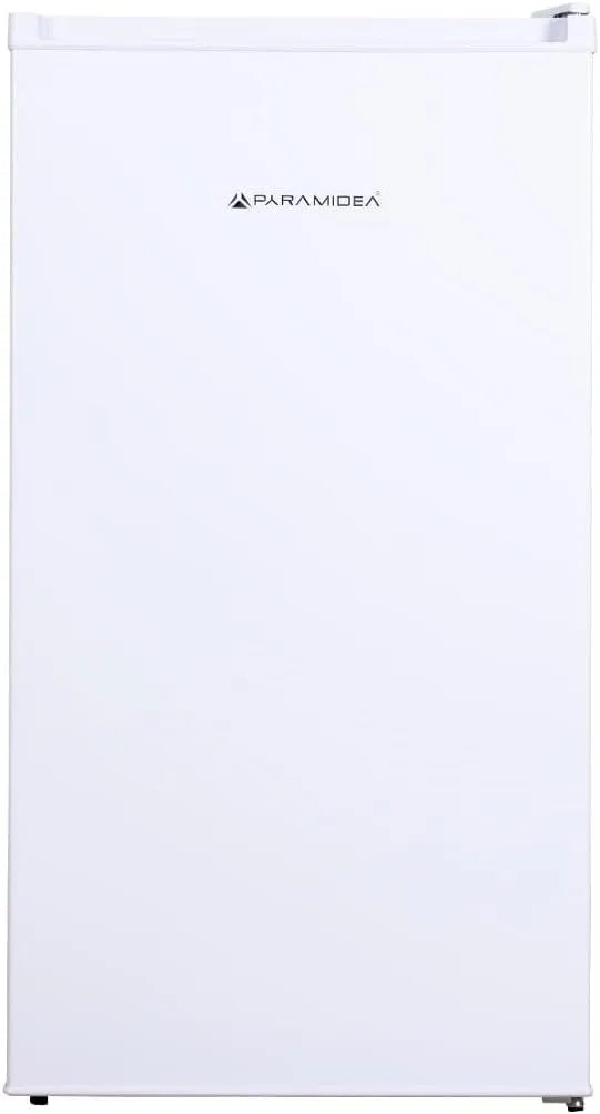 Réfrigérateur FRG104W PYRAMIDEA, et congélateur, Capacité Totale 100 Litres bruts classe énergétique E Couleur finition blanche, Porte réversible