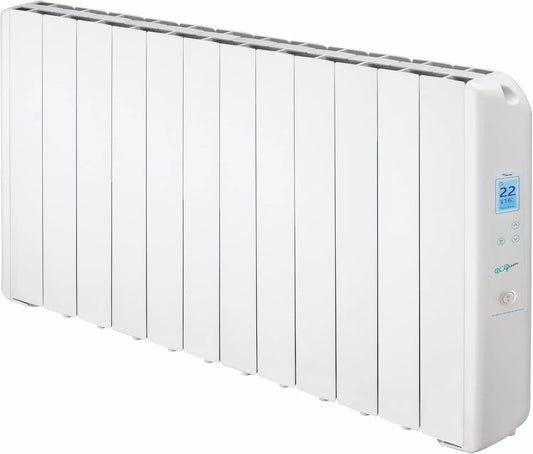 Radiateur FARHO |, FARHO Eco Green WiFi Ultra 12 Eléments, électrique à inertie fluide 2000W, WiFi Intégrée, Basse Consommation, finition blanche