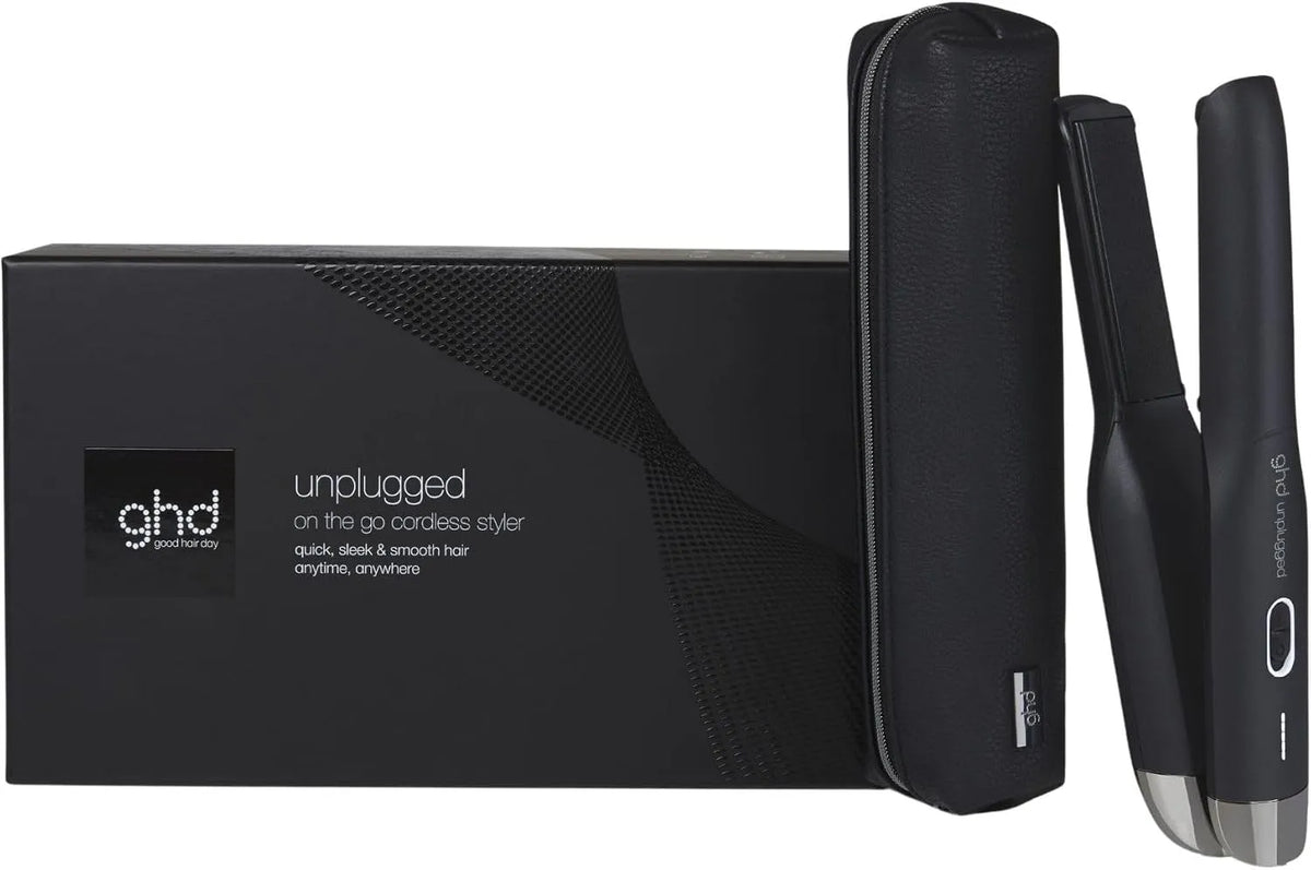 Ghd, Idéal pour retouches coiffures n'importe où. Cheveux 65% plus brillants., Lisseur cheveux unplugged, Fer à lisser professionnel sans fil