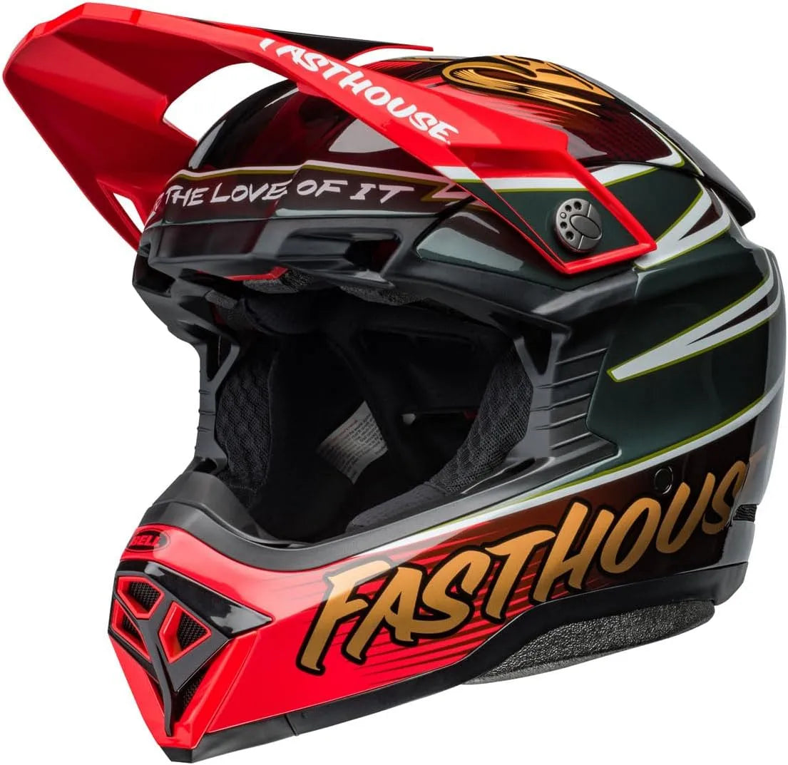 Casque moto MOTO-10 7157510 BELL, de Motocross Spherical Multicolor Taille S