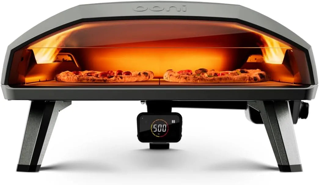 Four, 37 mBar à pizza extérieur, poissons et bien plus encore, viandes, Ooni Koda 2 Max à pizza a gaz de 61 cm, polyvalent pour pizzas