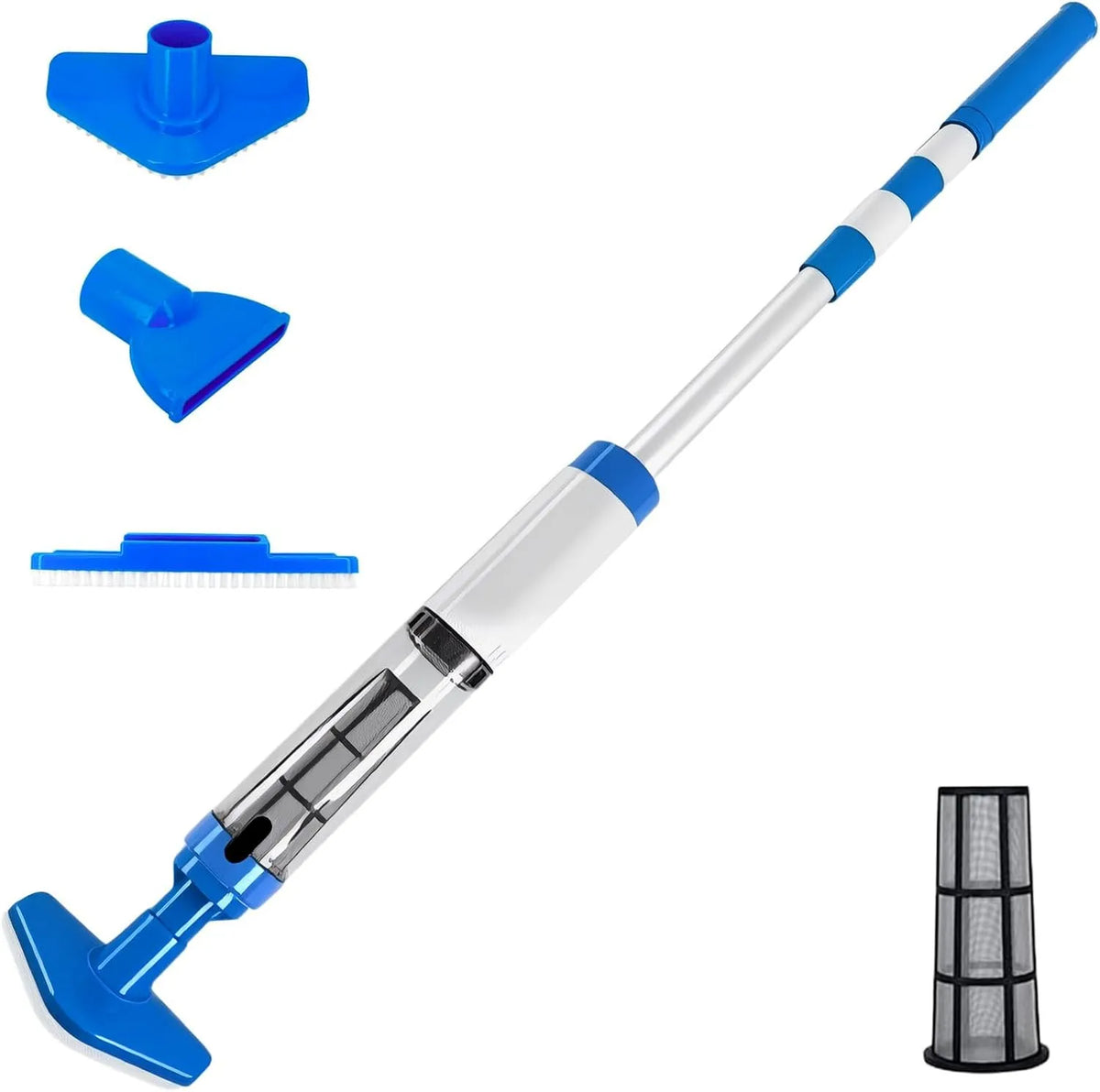 Aspirateur, Umisu 3 en 1 de Piscine sans Fil, Nettoyeur Électrique à Batterie Rechargeable, Piscine pour Spa, Bain à Remous