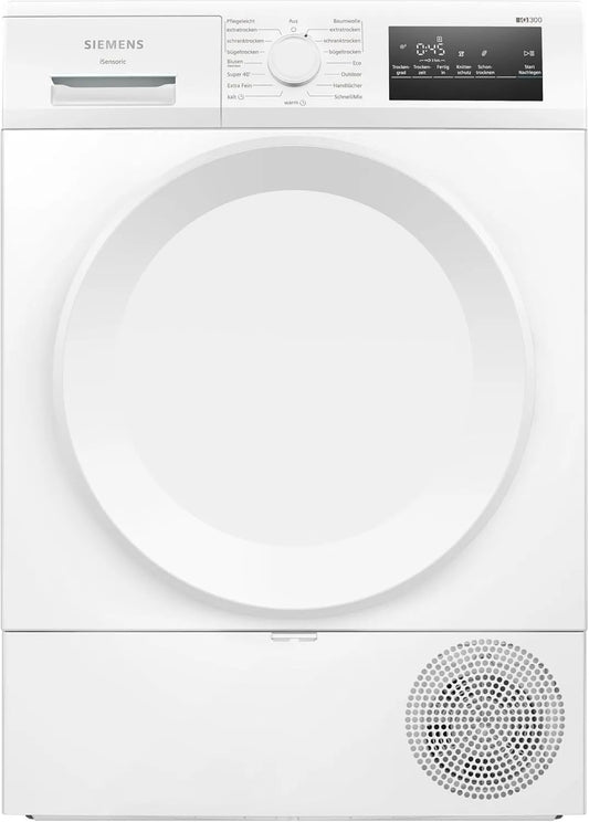 Siemens sèche-linge WT43HV04 iQ300 super40, Filtre easyClean Sécurité enfant finition blanche