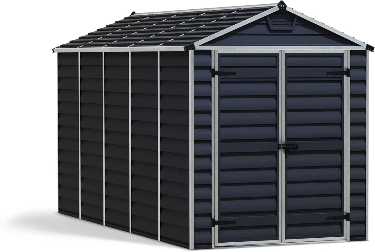 Abri de jardin, Canopia by Palram Skylight en métal 6 x 12 cm, dimensions 185 x 379 cm, plaques de Polycarbonate résistant à la Rouille, Protection UV