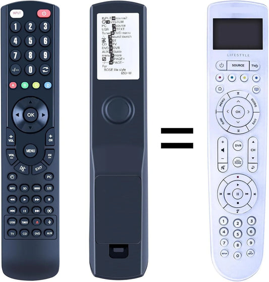 Modèle rechange pour Bose Lifestyle 650/600/550 Media Center RC-X35L 743877-0010 Télécommande de