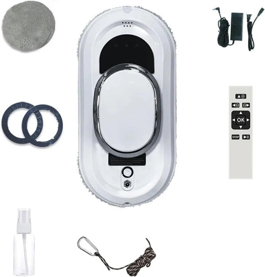 Aspirateur, Robot Nettoyeur De Vitres Électrique À Haute Aspiration, Télécommande, Anti-Chute, Nettoyage Efficace