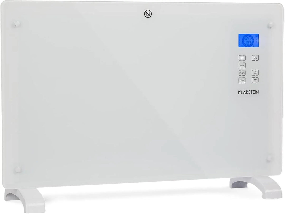 Klarstein radiateur, Chauffage Electrique Mural 2000W à Faible Consommation d'Energie pour Maison, Convecteur, Thermostat, Electrique Mobile
