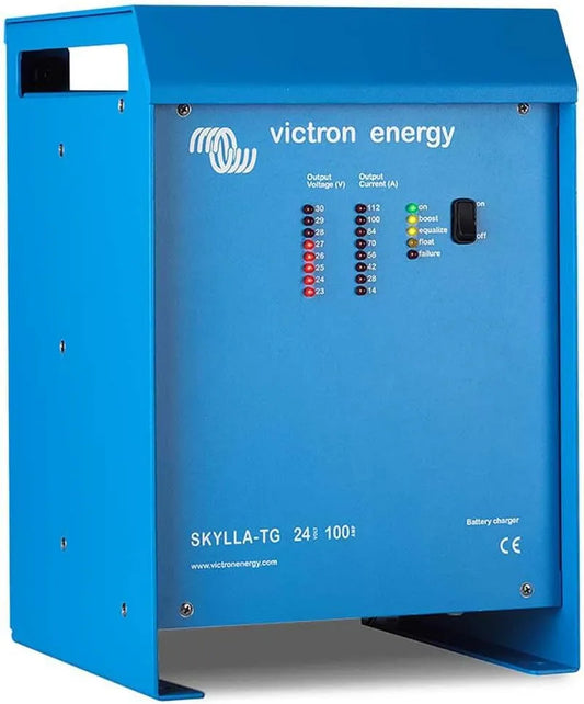 Skylla-TG Chargeur de Batterie 24 Volts 50 amp Victron Energy, Sorties isolées 1+1