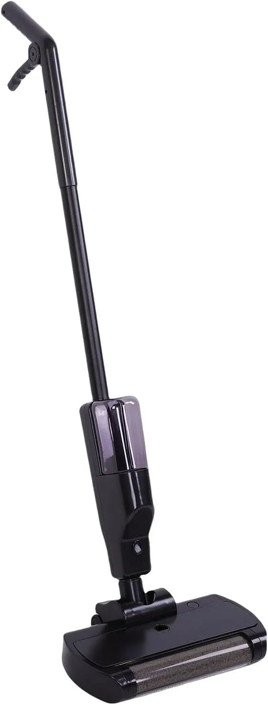 Aspirateur sans fil, Récipient à Poussière de 500 ML et Réservoir d'eau de 550 ML, Nettoyeur de Sol électrique Sec et Humide avec Autonettoyant