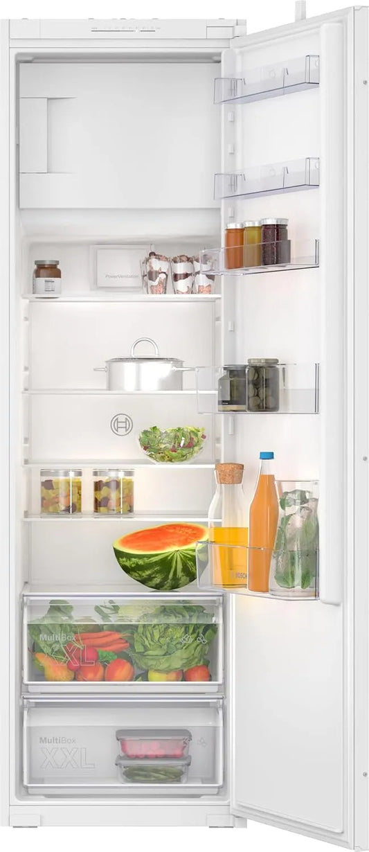 Bosch réfrigérateur KIL82NSE0, Série 2, 1 porte, capacité 280 L, Encastrable