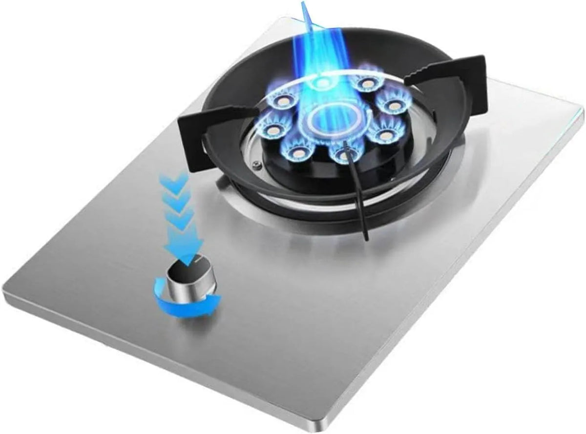 Cuisinière à gaz, Cuisinière De Comptoir De Cuisine, Avec Protection Contre Les Flammes, De Camping 5,2 KW