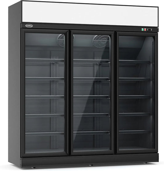 Armoire réfrigérée R29021880, 2 ou 3 Portes, mmVitrée 1880x710x2092mm, Positive, Combisteel