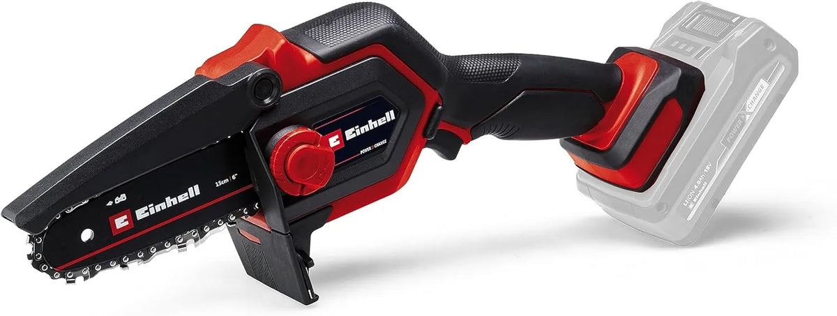 Einhell Élagueuse à fonctionnement sans fil GE-PS 18, tension 18 V, moteur sans charbon, Élagueuse sans fil /15 Li BL-Solo Power X-Change