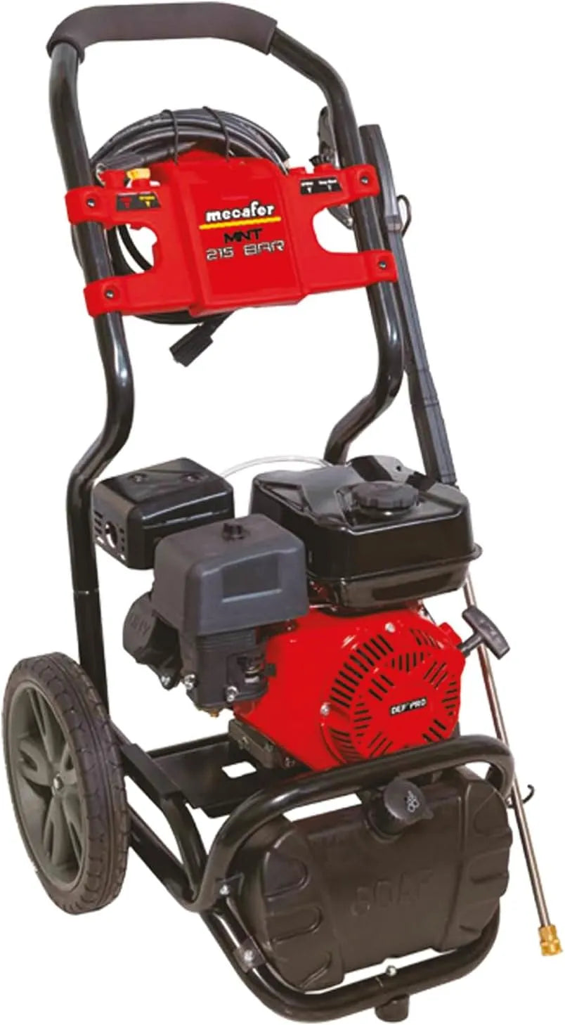 Pompe MNT 215 7HP, 213 Bar, Moteur 4 Temps OVH, 570l/h, capacité 570l, Mecafer NHP Thermique, Laiton Annovi Reverberi, Grandes Roues