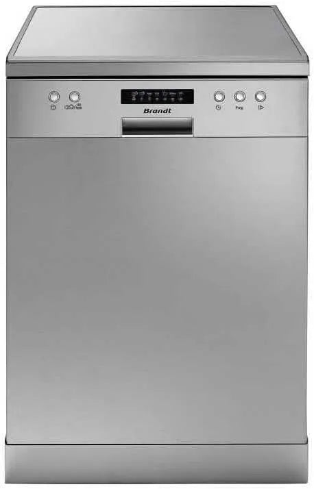 Lave-vaisselle LVC337S L60cm, 13 couverts, 47dB, pose libre BRANDT, Silver