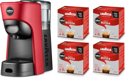 Machine à café, puissance 1450 W, 220-240 V, 50/60 Hz, capacité 0,6 litre, Lavazza, machine à expresso en plastique recyclé